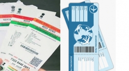 adhaar number is attached to airline tickets