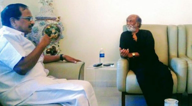 Rajinikanth with Tamilarivi maniyan