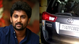 actor nani car accident in jubilee hills road