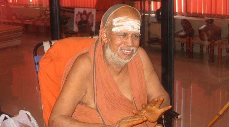 Kanjipuram Jayendra Saraswathi Passed Away Today Morning, Image Credit - Twitter (@sridevisreedhar)