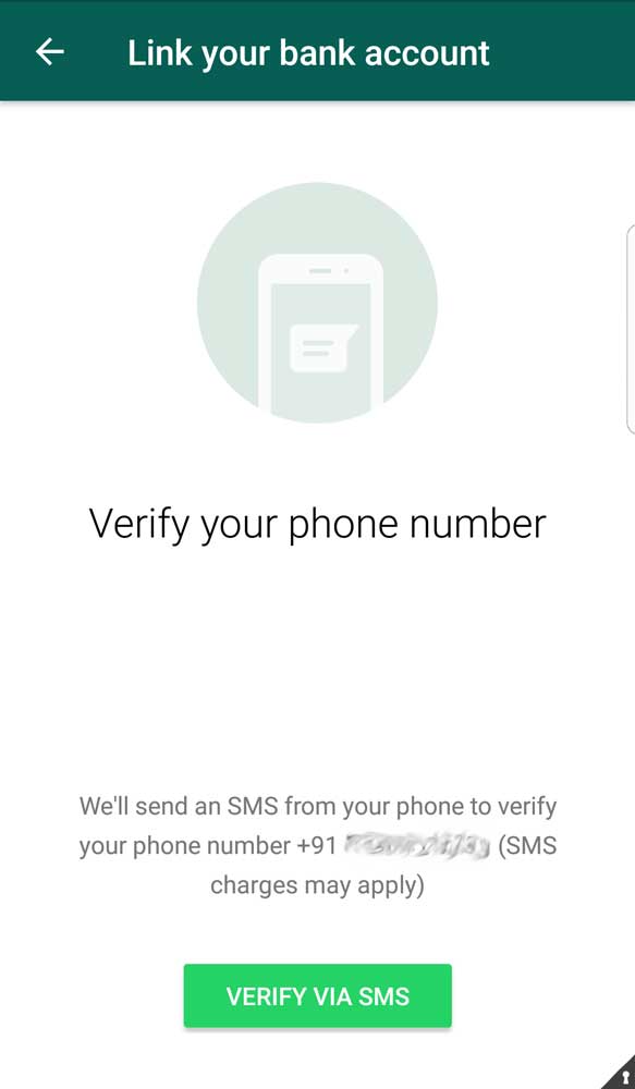 verifying mobile number via OTP